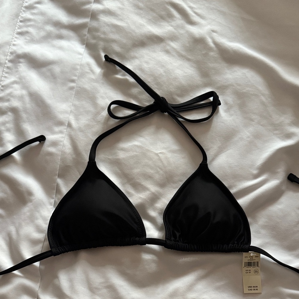 Aerie Black Bikini Top